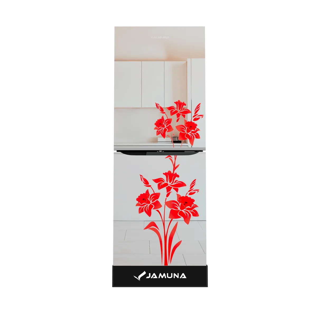 Jamuna 265L Refrigerator JE5-TM2F5HQD Mirror Wild Lily